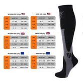 Home 3 Pairs Compression Socks 30mmHg for Varicose Veins and Edema - Himpall